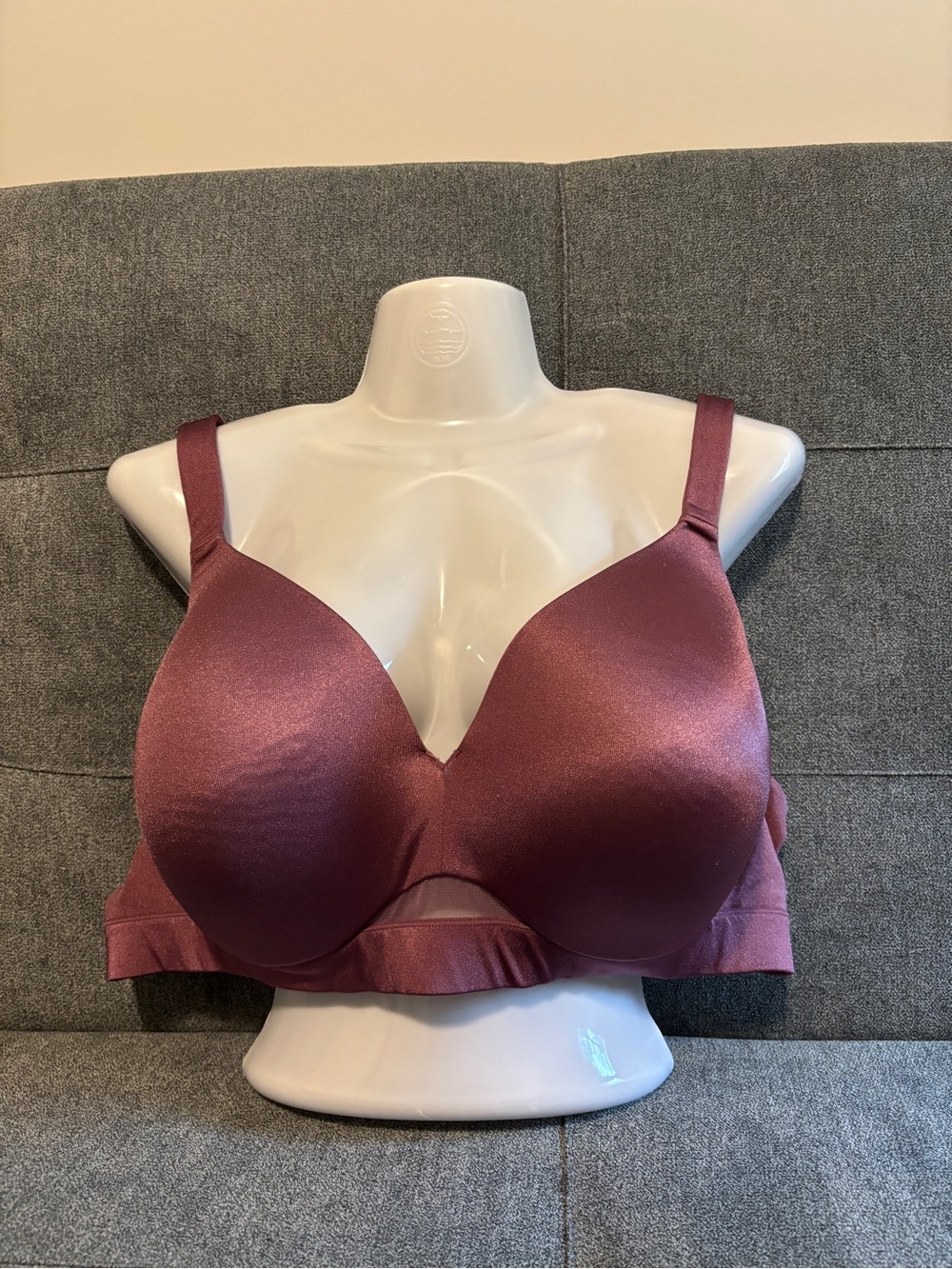 Cacique Smooth Lightly Lined Underwire Bra in Rose